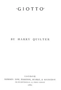 Giotto — Harry Quilter cover