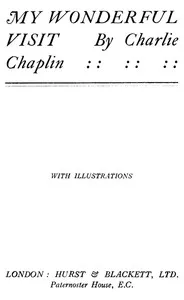My Wonderful Visit — Charlie Chaplin cover