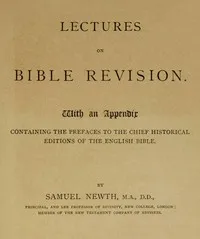 Lectures on Bible Revision cover