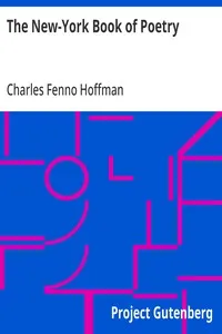 The New-York Book of Poetry cover