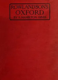 Rowlandson's Oxford — A. Hamilton (Arthur Hamilton) Gibbs cover