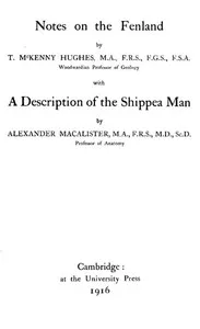 Notes on the Fenland; with A Description of the Shippea Man — Thomas McKenny Hughes cover