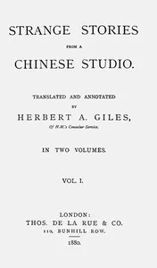 Strange Stories from a Chinese Studio, Vol. 1 (of 2) — Songling Pu cover