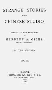 Strange Stories from a Chinese Studio, Vol. 2 (of 2) — Songling Pu cover