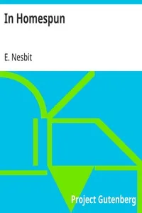 In Homespun — E. (Edith) Nesbit cover