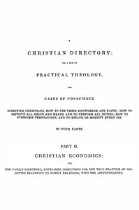 A Christian Directory, Part 2: Christian Economics cover
