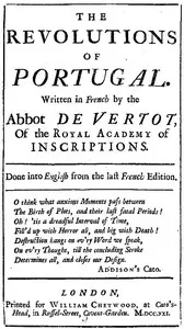The Revolutions of Portugal cover