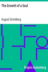 The Growth of a Soul — August Strindberg cover