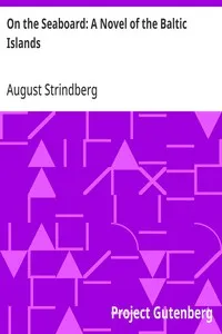 On the Seaboard: A Novel of the Baltic Islands — August Strindberg cover