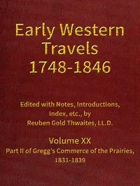 Gregg's Commerce of the Prairies, 1831-1839, part 2 cover