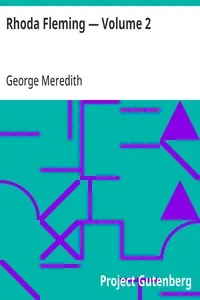 Rhoda Fleming — Volume 2 — George Meredith cover
