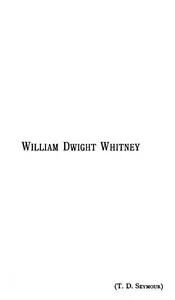 William Dwight Whitney cover