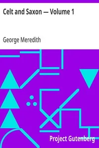 Celt and Saxon — Volume 1 cover