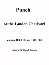 Punch, or the London Charivari, Volume 108, February 9, 1895 cover