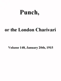 Punch, or the London Charivari, Volume 148, January 20th 1915 — Various cover