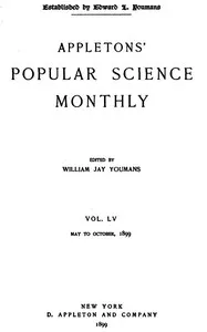 Appletons' Popular Science Monthly, June 1899: Volume LV cover