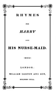 Rhymes for Harry and His Nurse-Maid — Maria Arthington cover