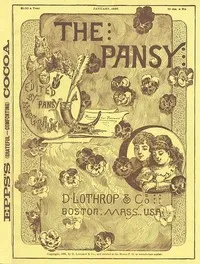 The Pansy Magazine, January 1886 cover