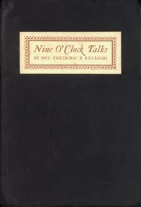 Nine O'Clock Talks cover