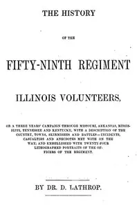 The History of the Fifty-ninth Regiment Illinois Volunteers — David Lathrop cover
