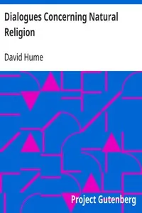 Dialogues Concerning Natural Religion — David Hume cover