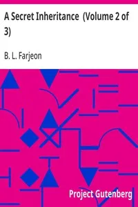 A Secret Inheritance  (Volume 2 of 3) cover