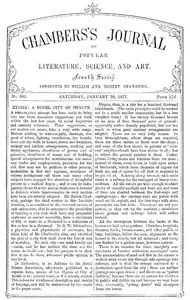 Chambers's Journal of Popular Literature, Science, and Art, No. 682: January 20, 1877. cover