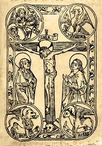 The Legendary History of the Cross: A Series of Sixty-four Woodcuts from a Dutch Book Published by Veldener, A.D. 1483 — Anonymous cover