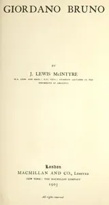 Giordano Bruno cover