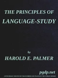 The Principles of Language-Study — Harold E. Palmer cover