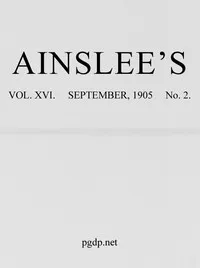 Ainslee's magazine, Volume 16, No. 2, September, 1905 — Various cover