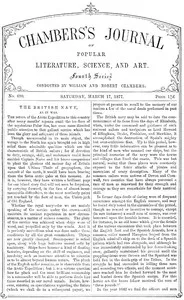 Chambers's Journal of Popular Literature, Science, and Art, No.690: March 17, 1877 cover