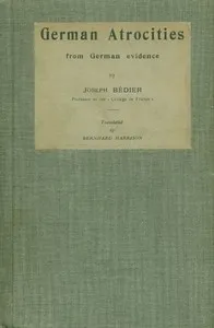 German Atrocities from German Evidence cover