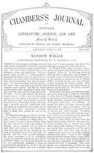 Chambers's Journal of Popular Literature, Science, and Art, No. 701: June 2, 1877 — Various cover