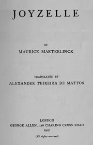 Joyzelle — Maurice Maeterlinck cover