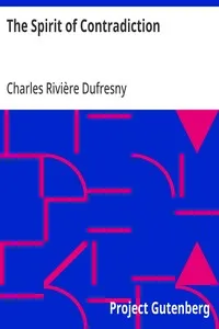 The Spirit of Contradiction — Charles Rivière Dufresny cover