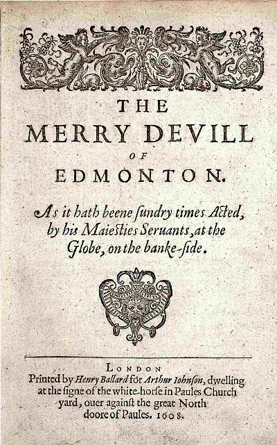 The Merry Devil of Edmonton cover