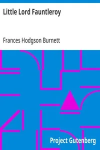Little Lord Fauntleroy — Frances Hodgson Burnett cover