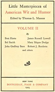 Little Masterpieces of American Wit and Humor, Volume II cover