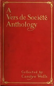 A Vers de Société Anthology — Anonymous cover