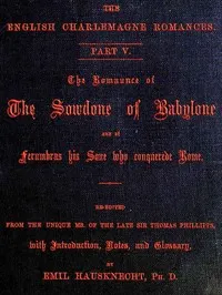 The Romaunce of the Sowdone of Babylone and of Ferumbras His Sone Who Conquerede Rome — Anonymous cover