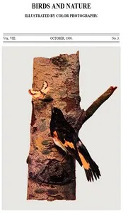 Birds and Nature Vol. 08, No. 3, October 1900: Illustrated by Color Photography — Various cover