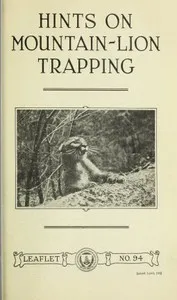 Hints on Mountain-Lion Trapping cover