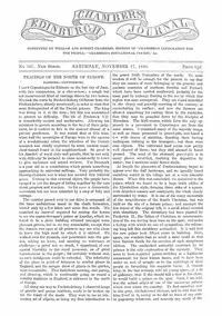 Chambers's Edinburgh Journal, No. 307: New Series, Saturday, November 17, 1849 cover