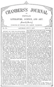 Chambers's Journal of Popular Literature, Science, and Art, No. 706: July 7, 1877 — Various cover