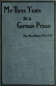 My Three Years in a German Prison — Henri Béland cover