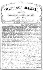Chambers's Journal of Popular Literature, Science, and Art, No. 709: July 28, 1877 cover