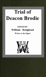 Trial of Deacon Brodie cover