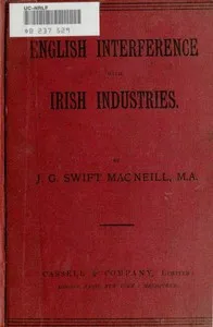English Interference with Irish Industries — J. G. Swift (John Gordon Swift) MacNeill cover