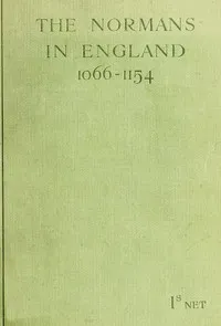 The Normans in England (1066-1154) cover
